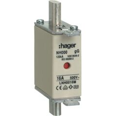 Hager NH000 fuse insert 16A 500V gG (LNH0016M)