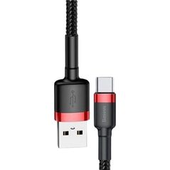 Baseus USB-A - καλώδιο USB microUSB 1 m Μαύρο και κόκκινο (CAMKLF-B91) 5460034