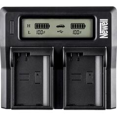 Camera charger Newell Dual-channel charger Newell DC-LCD for NP-FP series batteries, NP-FH, NP-FV