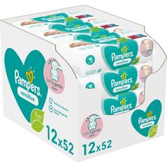 Pampers Sensitive 12x52pt.