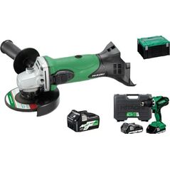 Power tools set Hitachi 6-elements (DS18DJL+G18DSL)