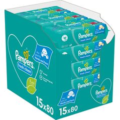 Υγρά μαντηλάκια Pampers FreshClean 15x80 τμχ. (1200 τεμ.) 9413847