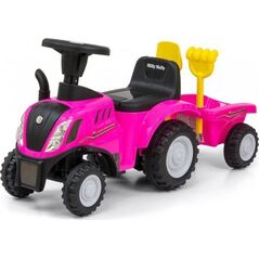 Milly Mally Rider Vehicle New Holland T7 tractor pink