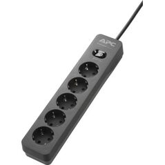 Power strip APC Essential overvoltage 5 sockets 1.5 m black (PME5B-GR)