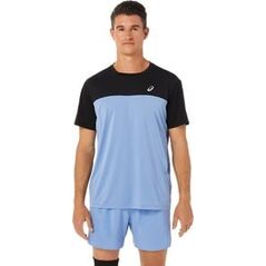 Ανδρικό T-shirt Asics Race SS Top Performance μαύρο/μπλε αρμονία r.M 9918172