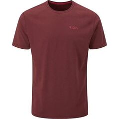 Ανδρικό μπλουζάκι Rab Mantle Tee Oxblood Red Marl μέγεθος S (QBL-11) 10991232