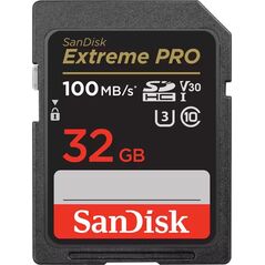 Tab SanDisk Extreme PRO SDHC 32 GB Class 10 UHS-I/U3 V30 (SDXXO-032G-GN4IN)