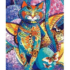 Painting by Numbers - Cat with Wings