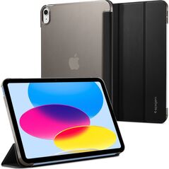 Tablet case Spigen Spigen Liquid Air Folio, black - iPad 10.9" 2022