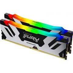 Memory Kingston Fury Renegade RGB, DDR5, 64 GB, 6000MHz, CL32 (KF560C32RSAK2-64)