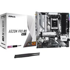 ASRock Motherboard A620M PRO RS AM5 4DDR5 HDMI/DP M.2 mATX WIFI 12828922