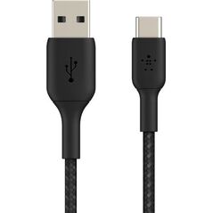 Kabel USB Belkin USB-A - USB-C 1 m Czarny (CAB002bt1MBK)