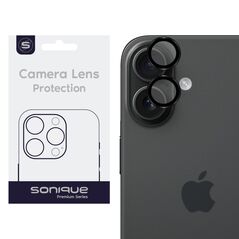 Camera Protection Sonique Lens Pro Apple iPhone 16 / iPhone 16 Plus Black 5210312037983