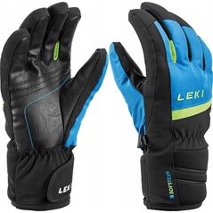 Leki LEKI RĘKAWICE Max Junior black-blue-green 4.0