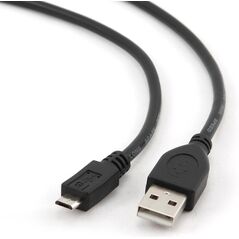 Adapter USB Gembird Czarny  (CCP-mUSB2-AMBM-0.1M)