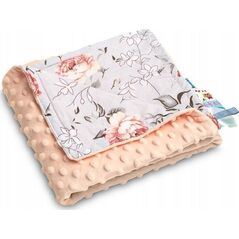 Sensillo MINKY BLANKET PEACH MAGICAL GARDEN 75 X 100 13431928 5908310395562