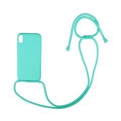 Θήκη Σιλικόνης με Κορδόνι CarryHang Sonique Apple iPhone X / iPhone XS Γαλάζιο 5201101701994