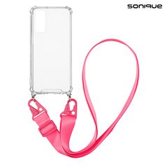 Θήκη Σιλικόνης με Strap Sonique Armor Clear Samsung Galaxy A05s 4G Φουξ 5201101992002