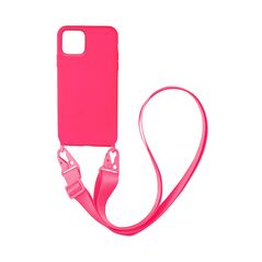 Θήκη Σιλικόνης με Strap CarryHang Sonique Apple iPhone 11 Pro Max Φουξ 5201101703462