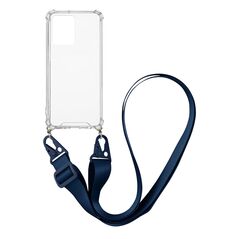 Θήκη Σιλικόνης με Strap Sonique Armor Clear Realme C35 Μπλε Σκούρο 5201101819361