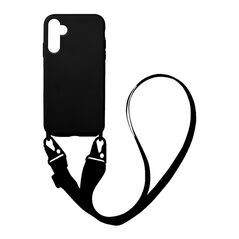 Θήκη Σιλικόνης με Strap CarryHang Sonique Samsung Galaxy A13 5G / Galaxy A04s Μαύρο 5201101876036