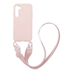 Θήκη Σιλικόνης με Strap CarryHang Sonique Samsung Galaxy S23 Ροζ 5201101876517