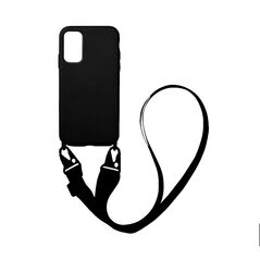 Θήκη Σιλικόνης με Strap CarryHang Sonique Samsung Galaxy S20 Plus Μαύρο 5201101709570