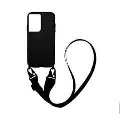 Θήκη Σιλικόνης με Strap CarryHang Sonique Samsung Galaxy S21 Ultra Μαύρο 5201101723606