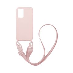 Θήκη Σιλικόνης με Strap CarryHang Sonique Xiaomi Redmi 10 / Redmi 10 2022 Ροζ 5201101724863