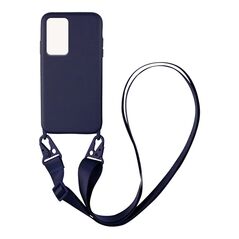 Θήκη Σιλικόνης με Strap CarryHang Sonique Xiaomi Redmi Note 11 Pro 4G/5G / Redmi Note 12 Pro 4G Μπλε Σκούρο 5201101784065