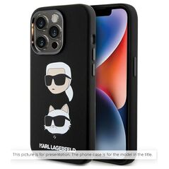 Karl Lagerfeld Case for iPhone 15 Pro - Karl Lagerfeld Silicone Ring MagSafe (KLHMP15LSCMKKCRHU) - Purple Karl&Choupette 3666339254346 έως 12 άτοκες Δόσεις