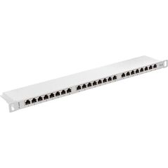 Lanberg Patch panel 0.5U 19" 24x RJ-45 Kat.6 Szary (PPS6-0024-S)