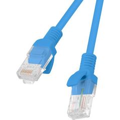 Lanberg Patchcord, Cat6, nieekranowany, 0.5m, niebieski (PCU6-10CC-0050-B)