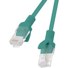 Lanberg Patchcord, Cat6, nieekranowany, 0.5m, zielony (PCU6-10CC-0050-G)