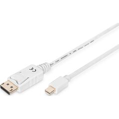 Kabel Digitus DisplayPort Mini - DisplayPort 3m biały (AK-340102-030-W)