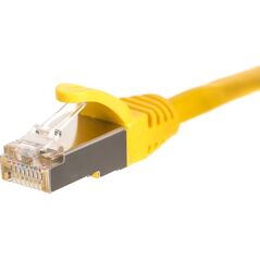 NetRack NETRACK BZPAT15FY Netrack patchcord RJ45, osłonka zalewana, kat. 5e FTP, 15m żółty