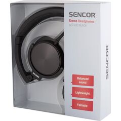 Słuchawki Sencor SEP 433 BLACK STEREO HEADPHONES SENCOR