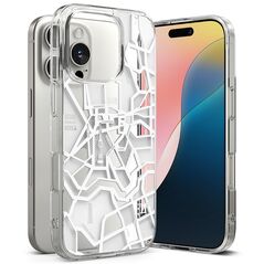 Ringke Case for iPhone 16 Pro - Ringke Fusion Design - Seoul Map White 8800274964310 έως 12 άτοκες Δόσεις