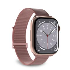 PURO Nylon Sport Strap Apple Watch 4/5/6/7/SE/8/9/10 40/41/42mm (Pink) PUR644 8018417441325