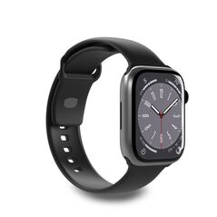 PURO ICON strap Apple Watch 4/5/6/7/SE/8/9/10 40/41/42mm (S/M & M/L) (Black) PUR695 8018417441257