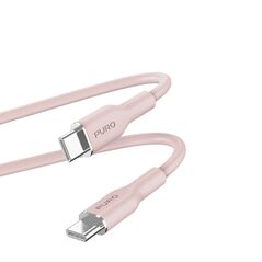 PURO ICON Soft Cable USB-C/USB-C 1.5m (Dusty Pink) PUR670 8018417441004