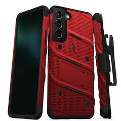 ZIZO BOLT Bundle Samsung Galaxy S22+ Case - Red & Black ZIZ097RED 888488337340