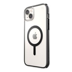 Speck Presidio Perfect-Clear Impact Geometry MagSafe MICROBAN Apple iPhone 14 Plus / 15 Plus (Clear / Black) SPK396 840168524235