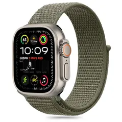 Tech-Protect Nylon Apple Watch 6 / 7 / 8 / 9 / 10 / SE / Ultra 1 / 2 44/45/46/49mm Cargo Khaki