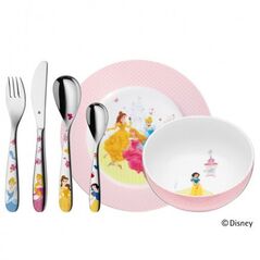 WMF Zestaw naczyń Princess Child's Cutlery Set różowy