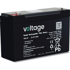 voltage Akumulator AGM Voltage 6V 12Ah VE6-12