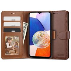 Tech-Protect Wallet case for Samsung Galaxy A14 4G / 5G - brown 9490713931875