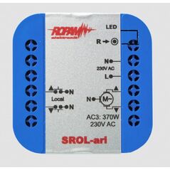 Ropam ROPAM SROL-ari bezprzewodowy, douszkowy sterownik rolety 230VAC, amperometryka, status rolety w aplikacji i panelu dotykowym (-IP-64).