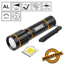 SUPER Προσφορά *** INGCO Φακός Προβολέας 250 lumen HFL013AAA58 Έως 12 άτοκες δόσεις