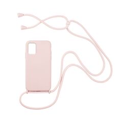 Θήκη Σιλικόνης με Κορδόνι CarryHang Sonique Samsung Galaxy A71 Ροζ 5201101708412